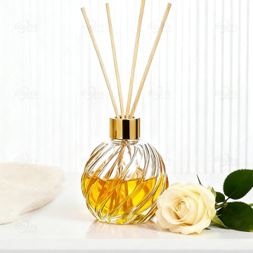 Pineapple design glass diffuser bottle with lid bulk