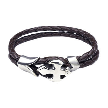 Leather Bracelet, Available in Various Colors and Styles, Customized Designs are Accepted