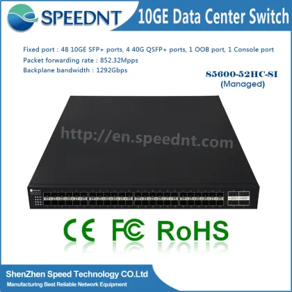 10G Switch which can support multiple services used for enterprise networks and campus networks