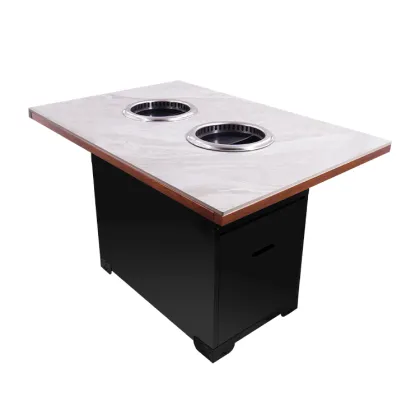 Small grilled shabu-shabu table