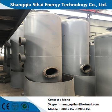 Waste motor oil extracting distillation plant