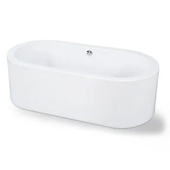 Acrylic Stand Alone Bathtubs in White