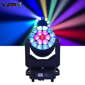 VSHOW To CA 8pcs R1940L LED RGBW Wash Zoom Moving Head Light for DJ Party