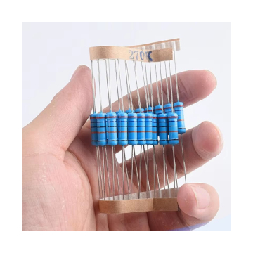 1/4W 2W 2.2 ohm ± 1% resistor film logam - Resistensi Cincin Warna