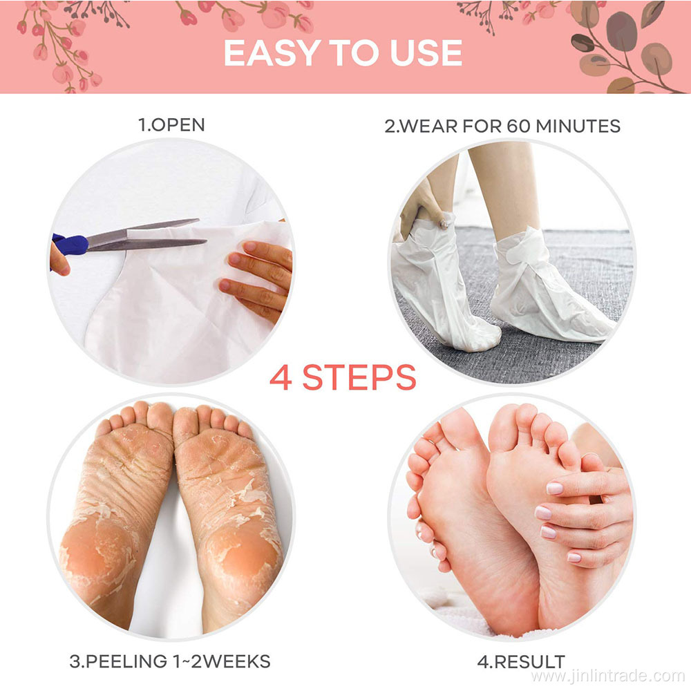 whitening foot film exfoliating foot mask lavender