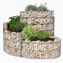 Gaiola de gabão de pvc para jardinagem e arquitetura