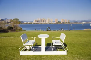 Patio Living Style Sythetic Rattan Furniture Dining Table Set