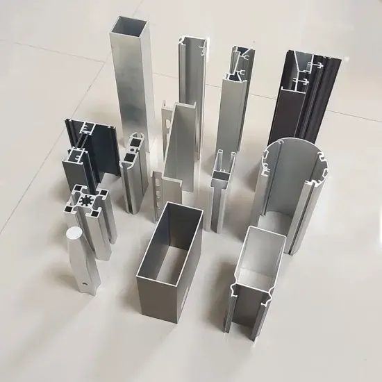 Square Flat Architectural Aluminum Profiles For Decorations