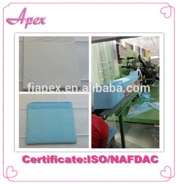 Super absorbent hospital disposable medical underpad