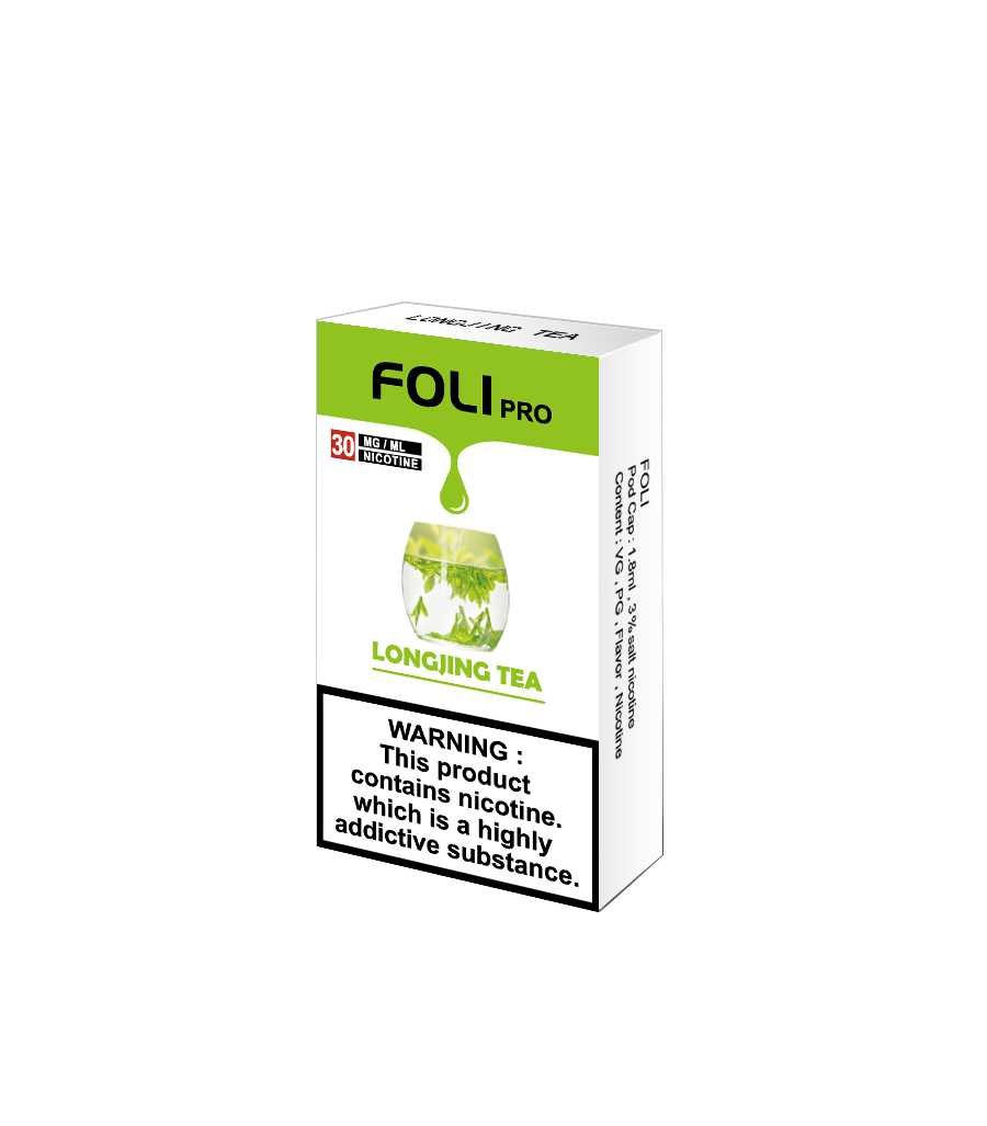 ชุด Vape Vape ของ Foli Pro Pods Longjing