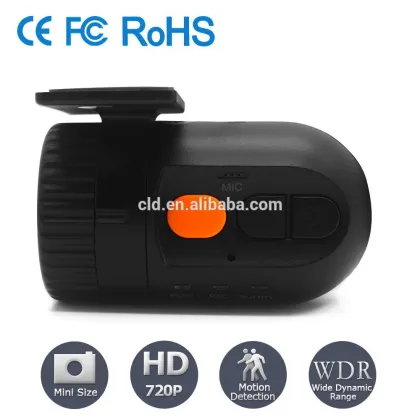 TF Card Memory Loop Recording AVI WDR H.264 Dash Cam with Night Vision