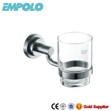 Brushed Nickel Stainless Steel Single Bathroom Accessories Tumbler Holder 626 05