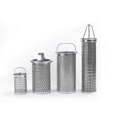 Customized ISO 9001 Sintered Mesh Flange Basket Filter for Water Treatment