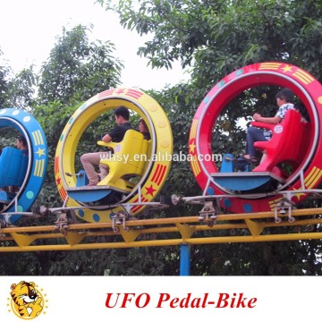 Playground equipment electric train ride UFO Pedal Bike for sale