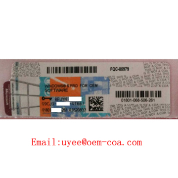 MS Windows 8.0 Porfessional OEM Product Key with Sticker