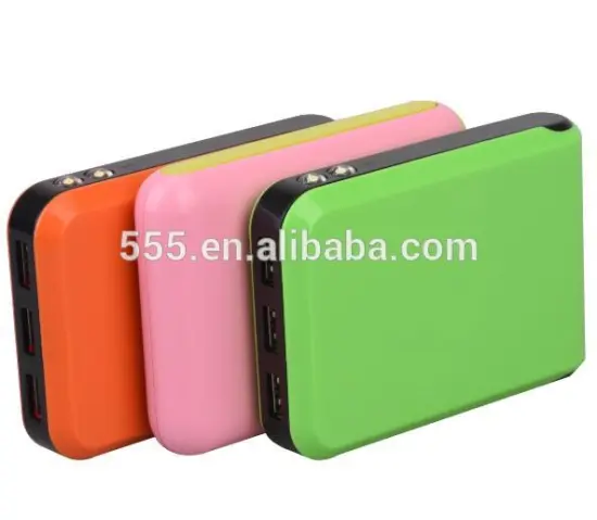High capacity phone charger , luggage shape power bank 4800-10400mah with LED touch