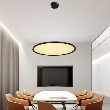 EZELED Ultra-Thin LED Chandelier Ceiling Light for Living Room, Bedroom, and Office