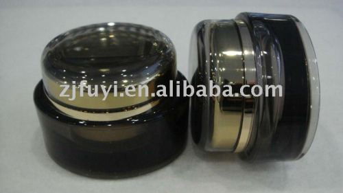 oval face cream acrylic jar for cosmetics