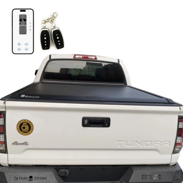 Automatic Roller Lid Hard Tonneau Cover for Toyota Tundra/Tacoma, Dodge Ram, Silverado - Aluminum