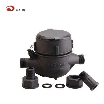 Plastic Nylon PA 66 Multi-Jet Dry Dial Cold Water Meter