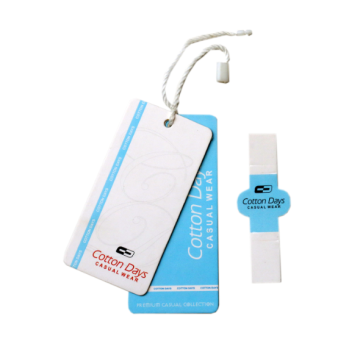 Luxury recycled clothing string paper hang tag