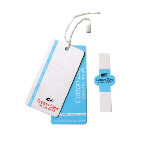 Luxury recycled clothing string paper hang tag