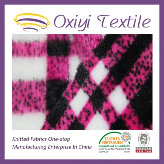 double-sided printed weft knit fabric