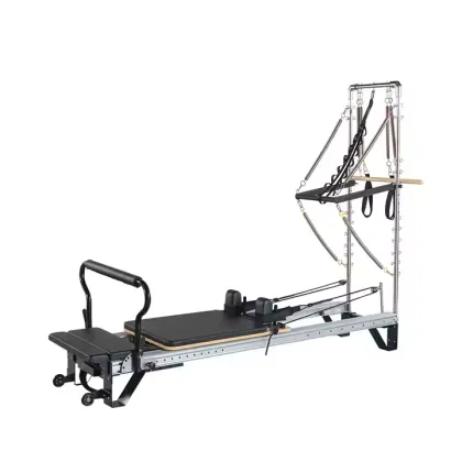 Durable Aluminum Pilates Reformer with Tower by Merrithew
