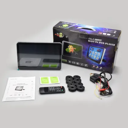 clip on HD screen android 5.1 headrest dvd player motorized