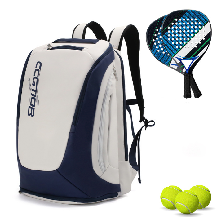 Portable Pickleball Padel Racket Bag with Large Capacity