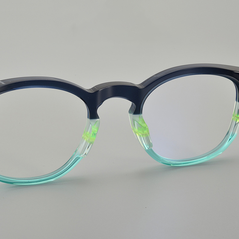 Customize Vintage Unisex Women Men Thick Acetate Eyewear