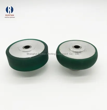 KBA Machine Parts Platen Rubber Wheel 60x35x8mm with Belt Slot