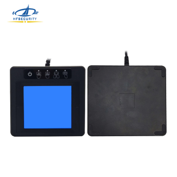 Ultra-thin 4-fingerprint collection registration identification