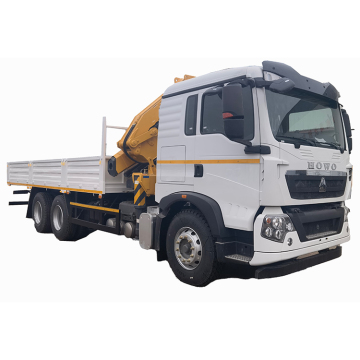 Factory Direct Howo 10-Wheel Hydraulic Knuckle Boom Crane Truck for Sale