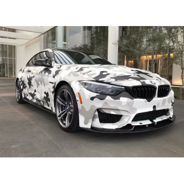 Digital Snow Camouflage PVC Vinyl Wrap