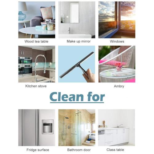Chuveiro do banheiro de vidro rodo limpador limpador de janela
