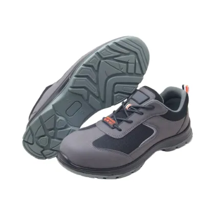 Customized Men's Anti Slip Safety Shoes: Fashionable Outdoor PU Sole Hiking Work Shoes