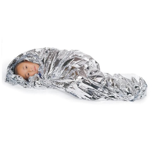 Suya Dayanıklı Mylar Termal Folyo Battaniye 52 "x 82"