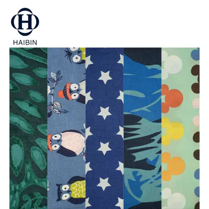 Nylon Hammock Tent Fabric - 210T Crinkly Printed 100% Nylon Fabric