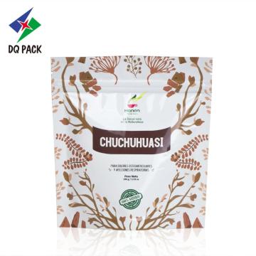 Couleur personnalisée Stand Up Pochette alimentaire avec fermeture à glissière