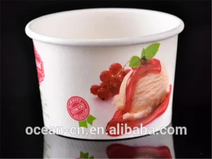 Ice cream paper bowl