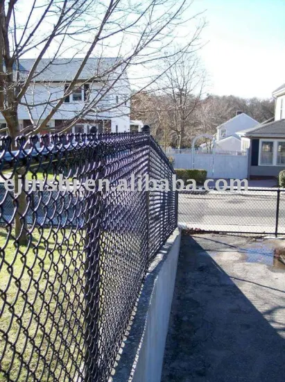50M Black PVC Wire Chain Link Fence