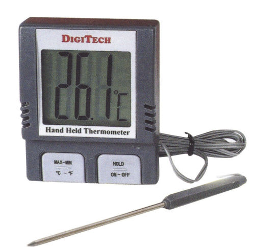 Abs Hourly Chime Room Lcd Digital Thermometer , Hygrometer For Kitchen