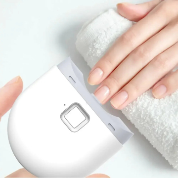 USB Rechargeable Electric Nail Clipper with LED Light