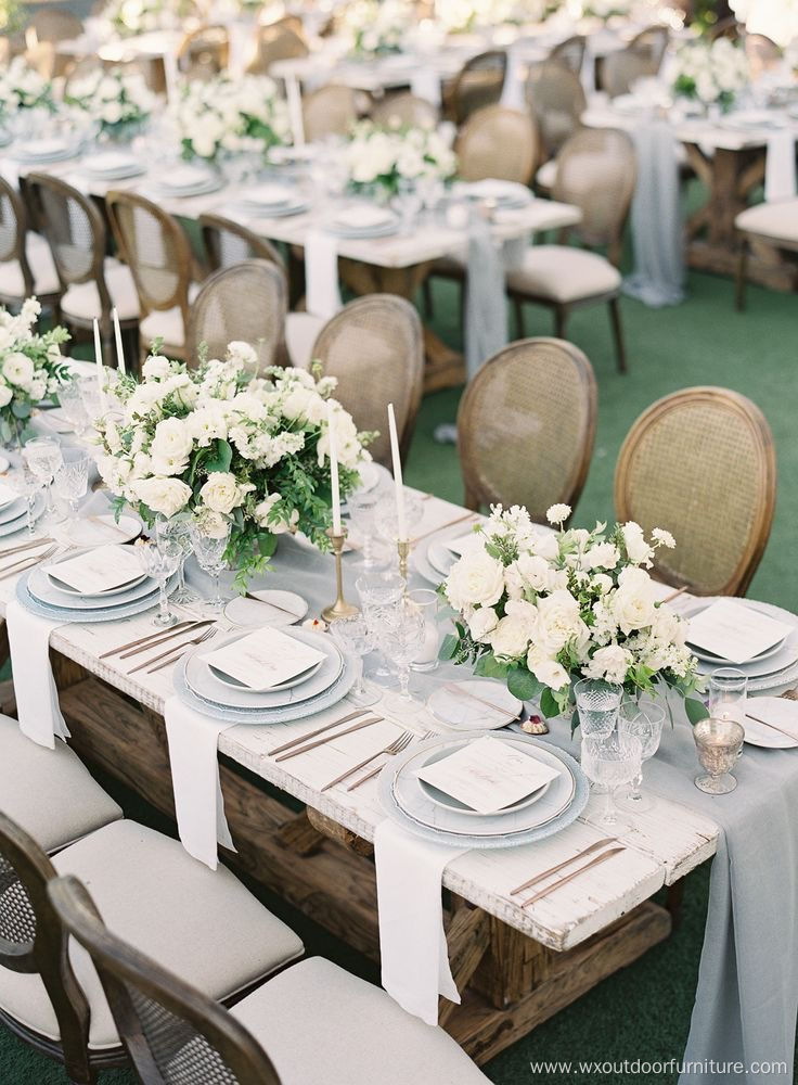 Portable Folding legs Free sample hot sale Long wooden board dining outdoor wedding banquet folding table