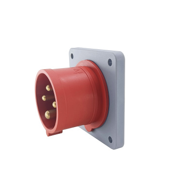 Panel Mounted 32A 4-Pin Multi Pin Plug for Industry