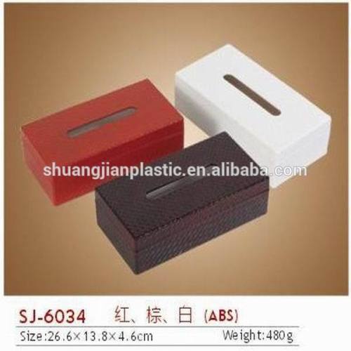 Plastic rectangle tissue box