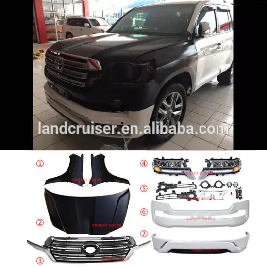 2008 upgrade to 2016 land cruiser FJ200 body kit for old change to new