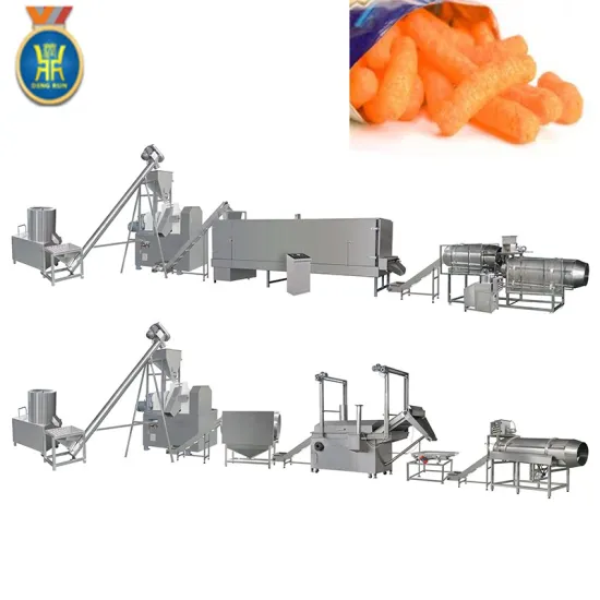 frying kurkure cheetos snack food machine