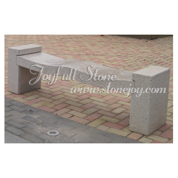 Stone Material Park Bench